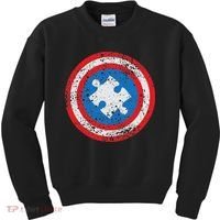 Captain Autism Superhero Autism Support Kids Sweatshirt thumb 0