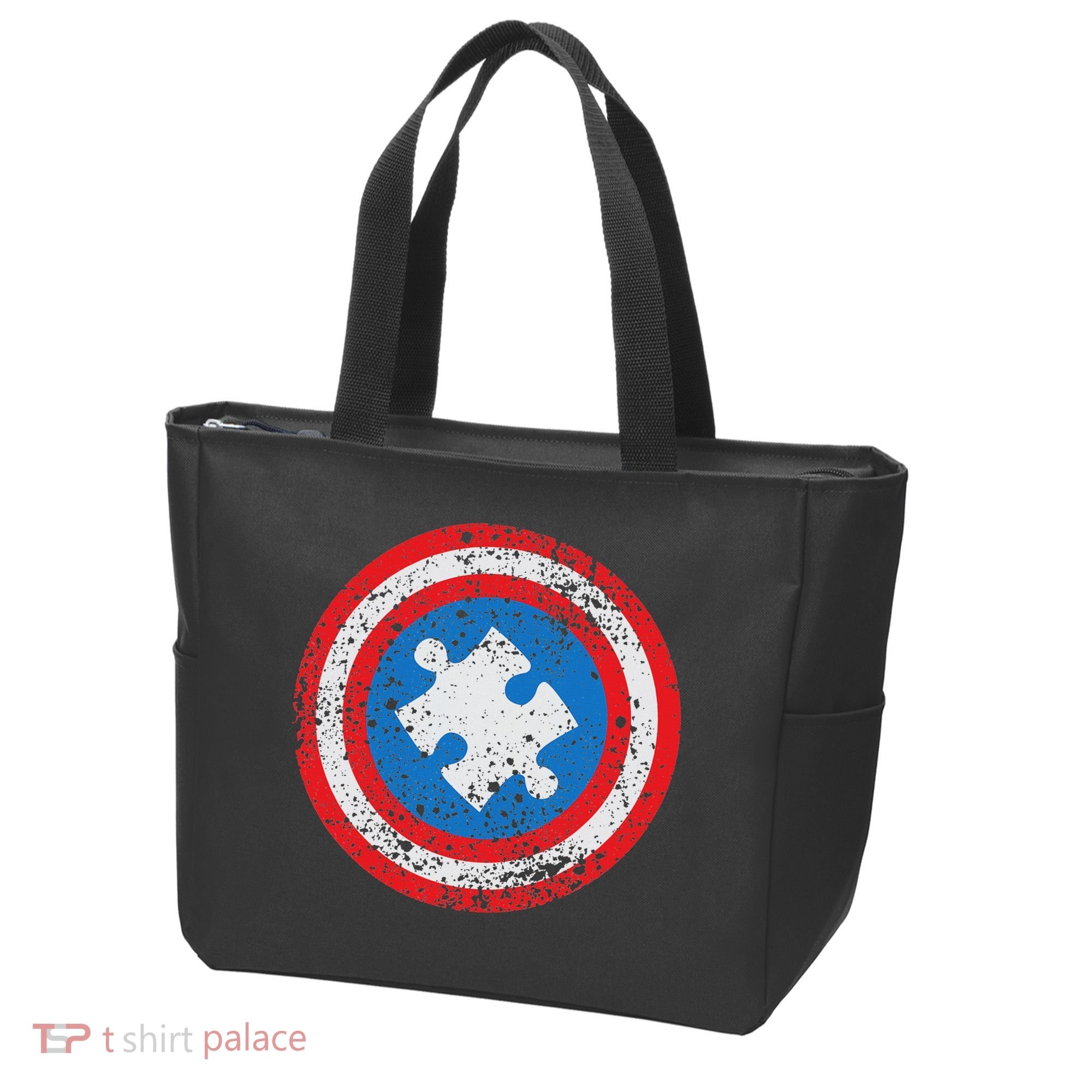 Captain Autism Superhero Autism Support Tote Bag