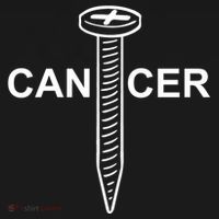 Cancer Awareness Screw Cancer Cute Gift Bucket Hat thumb 4