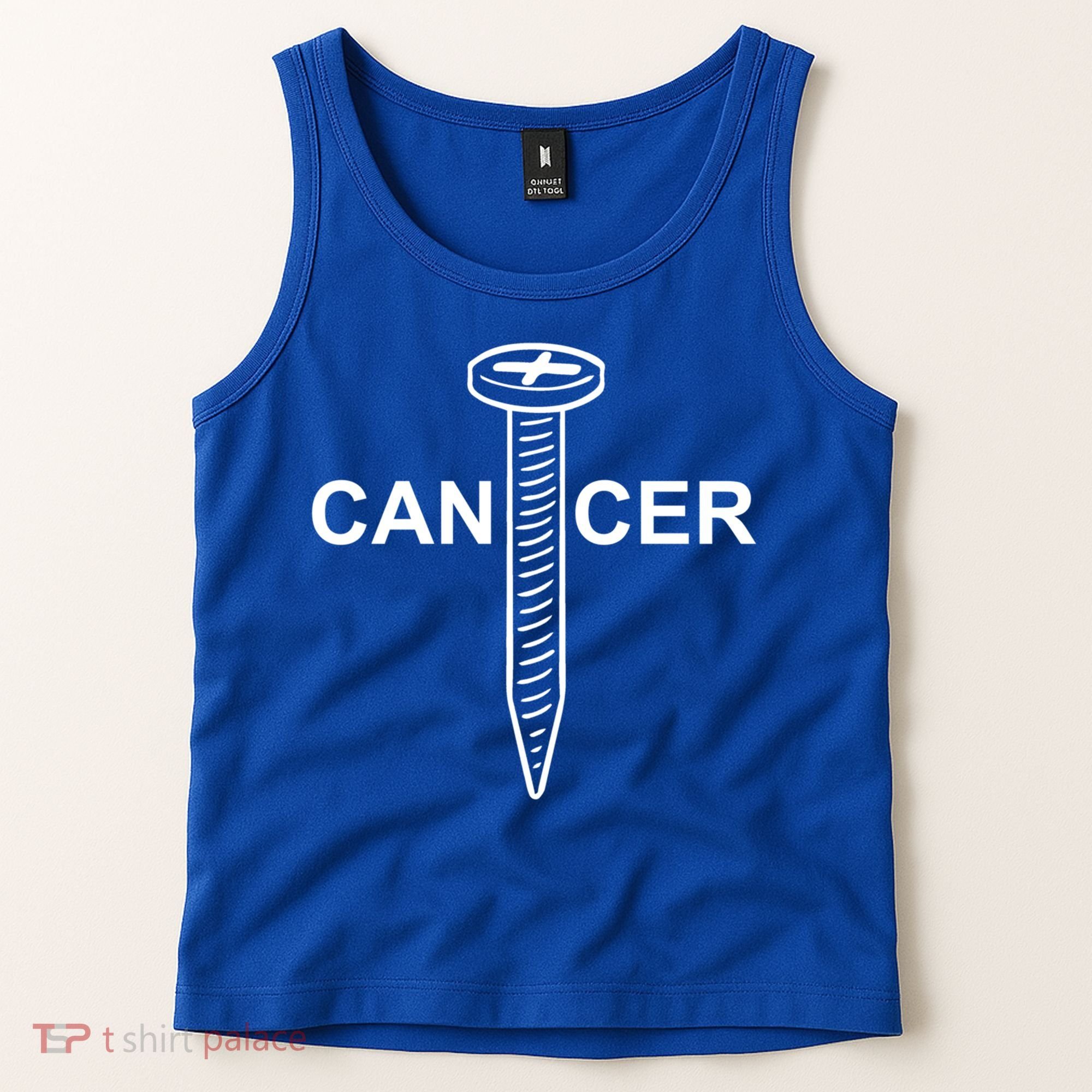 Cancer Awareness Screw Cancer Cute Gift Tank Top