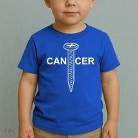 Cancer Awareness Screw Cancer Cute Gift Toddler T-Shirt thumb 2