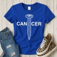 Cancer Awareness Screw Cancer Cute Gift Women's T-Shirt thumb 3