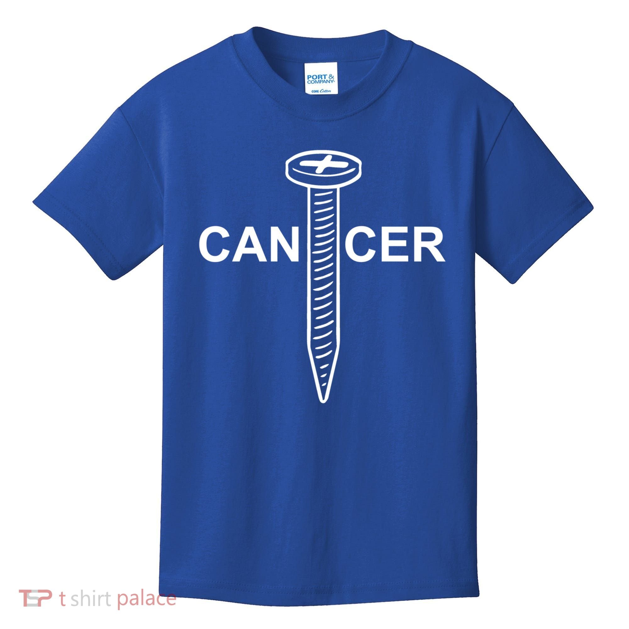 Cancer Awareness Screw Cancer Cute Gift Kids T-Shirt