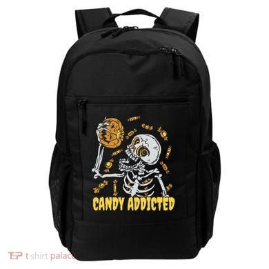 Candy Addicted Skeleton Halloween Backpack