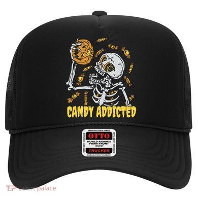 Candy Addicted Skeleton Halloween Hat