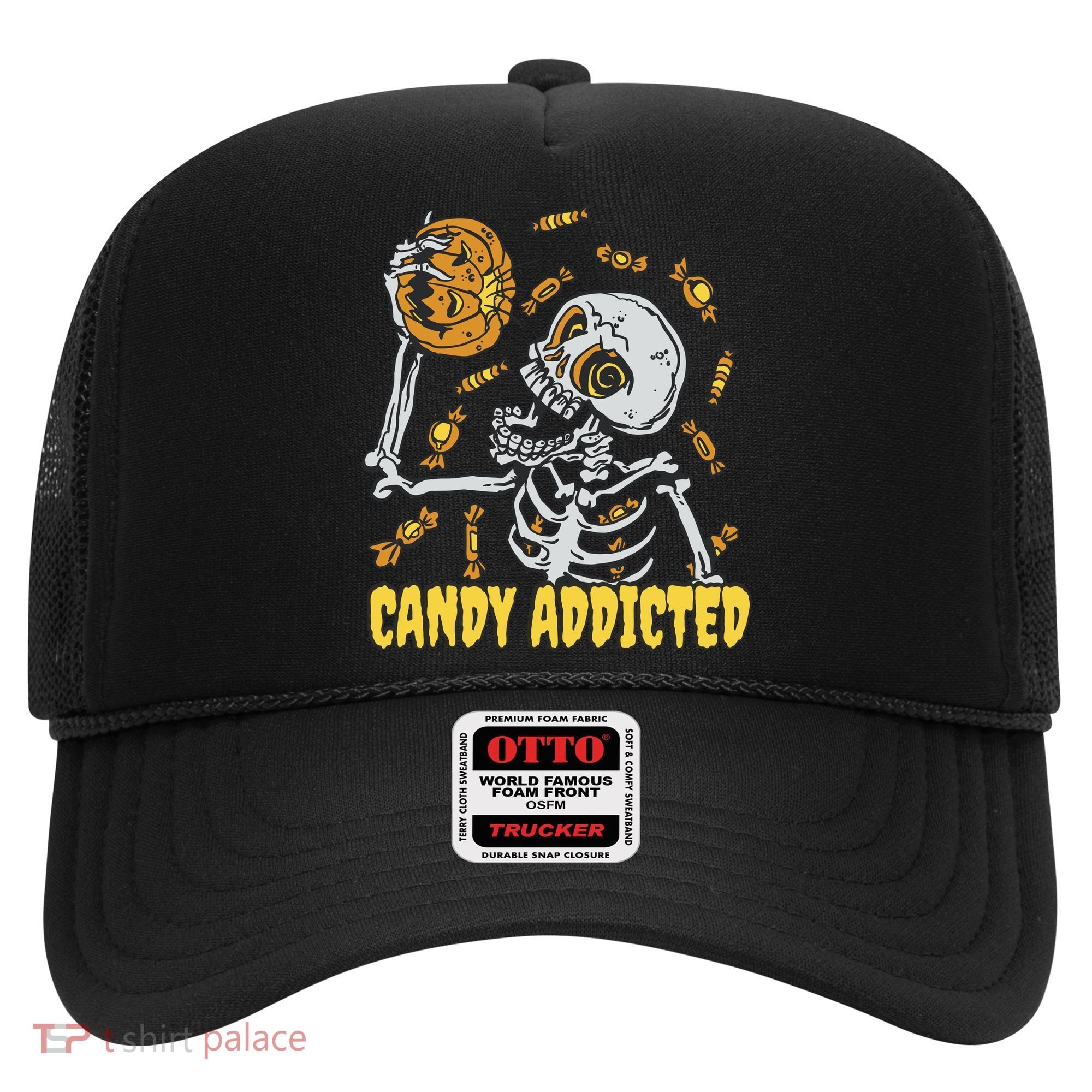 Candy Addicted Skeleton Halloween Hat