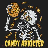 Candy Addicted Skeleton Halloween Hat thumb 2