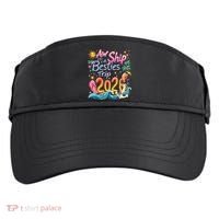 Cute Aw Ship Its A Besties Trip 2026 Vacation Adult Drive Performance Visor thumb 0