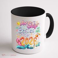 Cute Aw Ship Its A Besties Trip 2026 Vacation Coffee Mug thumb 1