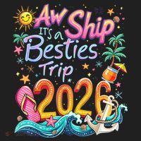 Cute Aw Ship Its A Besties Trip 2026 Vacation Tumbler thumb 3