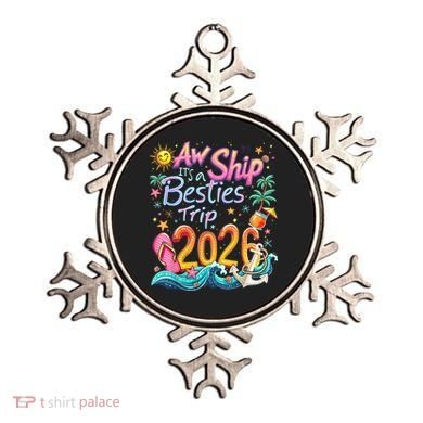 Cute Aw Ship Its A Besties Trip 2026 Vacation Ornament