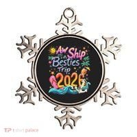 Cute Aw Ship Its A Besties Trip 2026 Vacation Ornament thumb 0