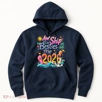 Cute Aw Ship Its A Besties Trip 2026 Vacation Hoodie thumb 0