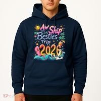 Cute Aw Ship Its A Besties Trip 2026 Vacation Hoodie thumb 2