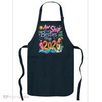 Cute Aw Ship Its A Besties Trip 2026 Vacation Apron thumb 0