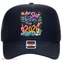 Cute Aw Ship Its A Besties Trip 2026 Vacation Hat thumb 0