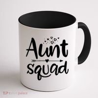 Cute Aunt Squad Great Gift Auntie Gift Coffee Mug thumb 1