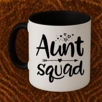 Cute Aunt Squad Great Gift Auntie Gift Coffee Mug thumb 2