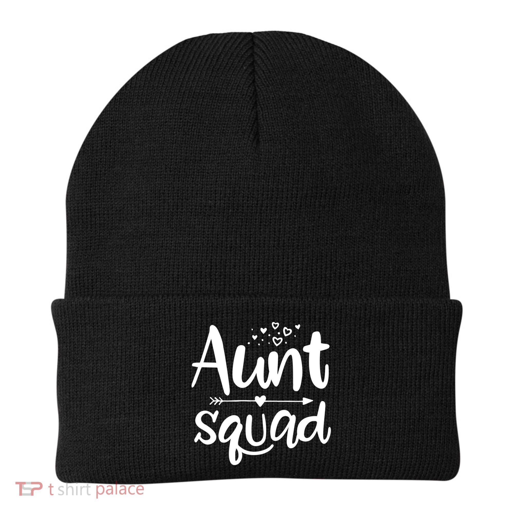 Cute Aunt Squad Great Gift Auntie Gift Beanie