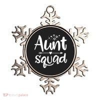 Cute Aunt Squad Great Gift Auntie Gift Ornament thumb 0