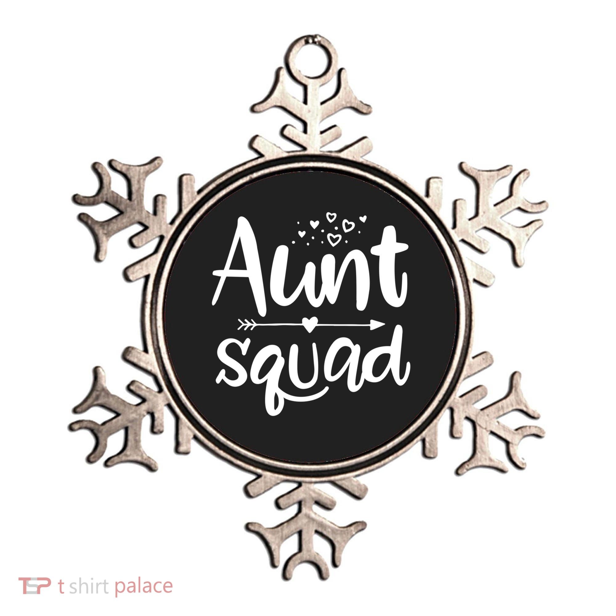 Cute Aunt Squad Great Gift Auntie Gift Ornament