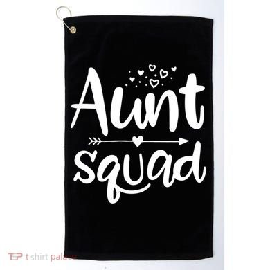 Cute Aunt Squad Great Gift Auntie Gift Golf Towel