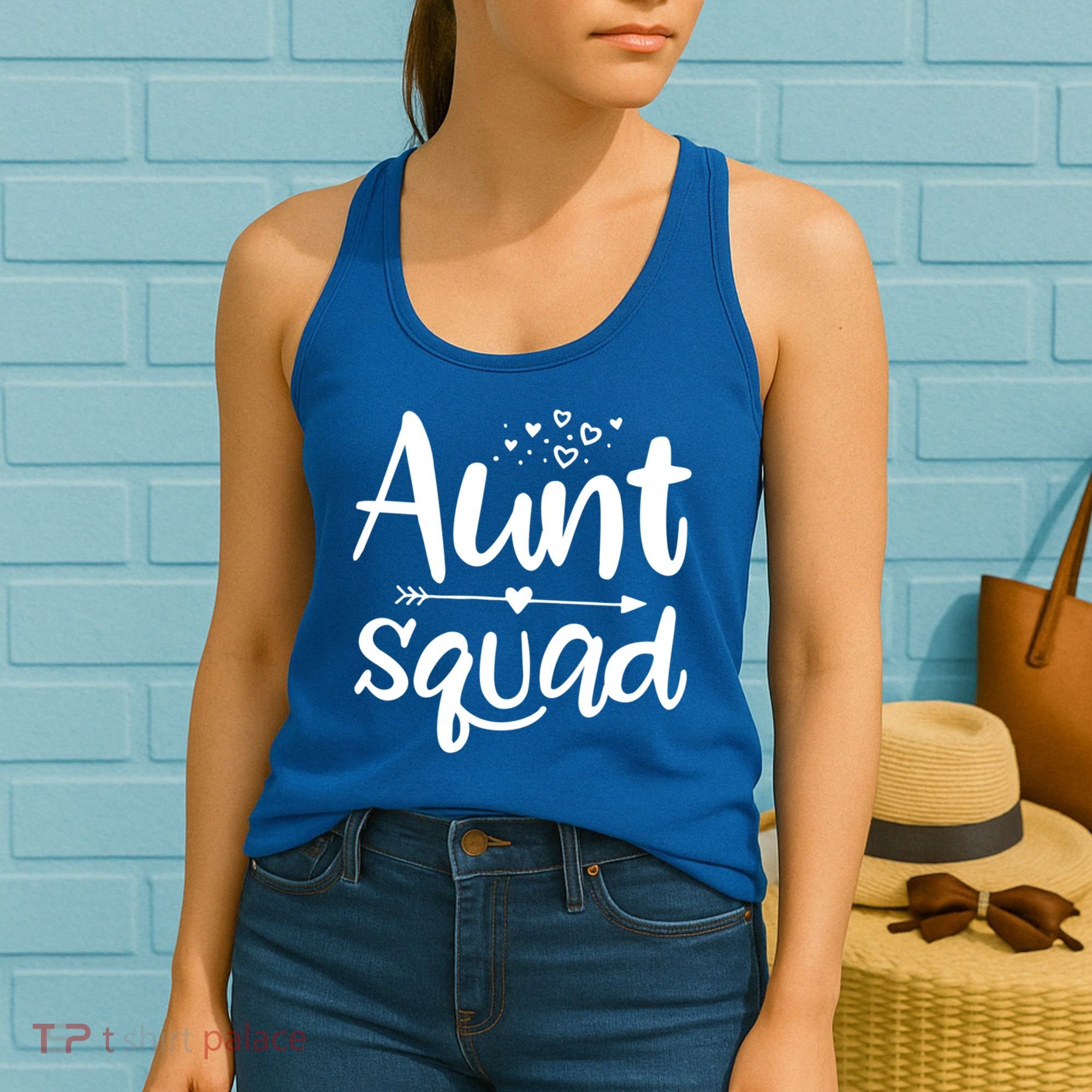 Cute Aunt Squad Great Gift Auntie Gift Women's Tank Top