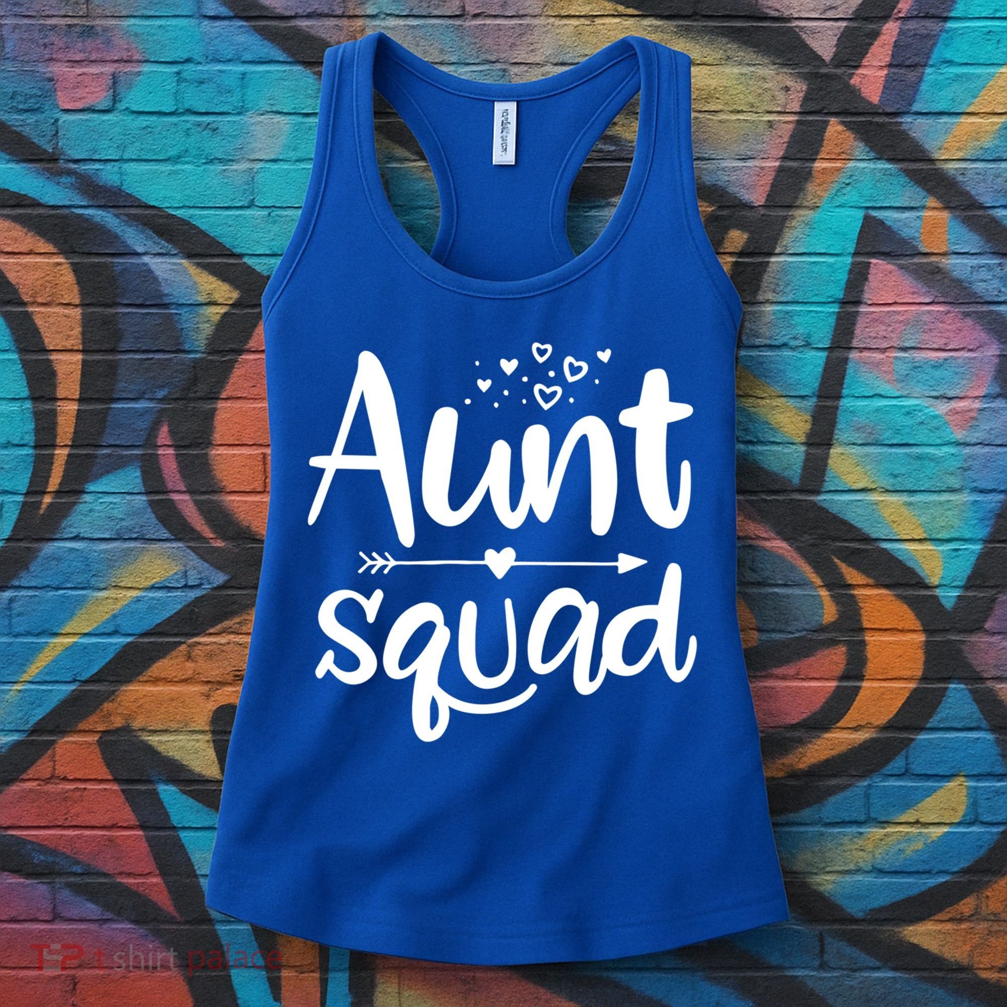 Cute Aunt Squad Great Gift Auntie Gift Women's Tank Top