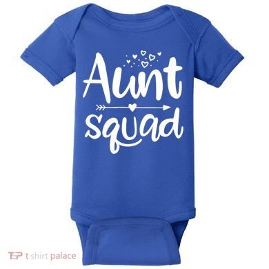 Cute Aunt Squad Great Gift Auntie Gift Baby Bodysuit