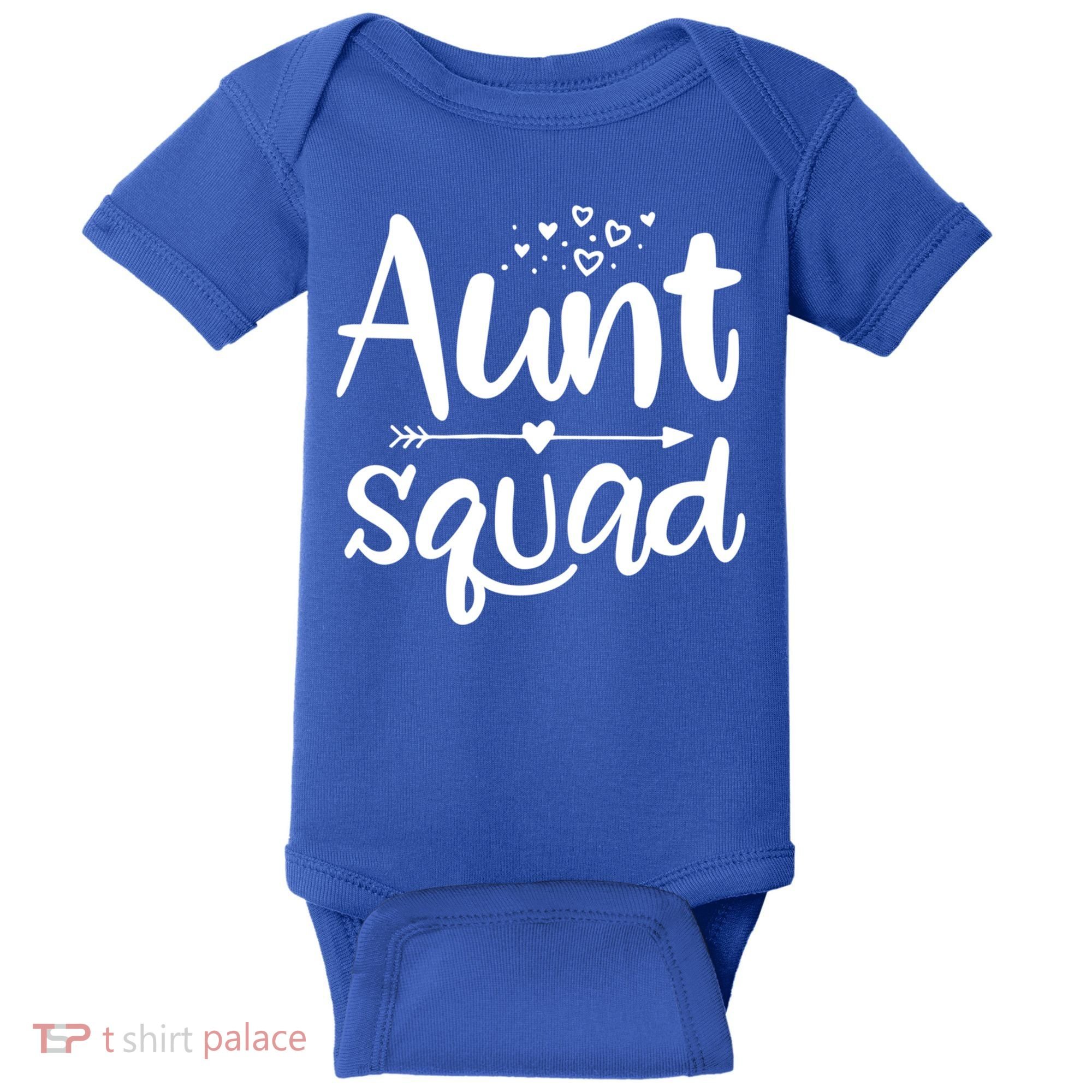 Cute Aunt Squad Great Gift Auntie Gift Baby Bodysuit