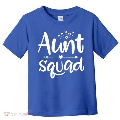 Cute Aunt Squad Great Gift Auntie Gift Toddler T-Shirt