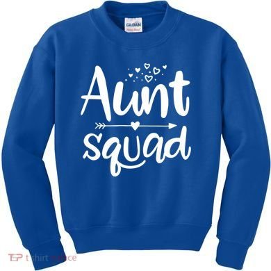 Cute Aunt Squad Great Gift Auntie Gift Kids Sweatshirt
