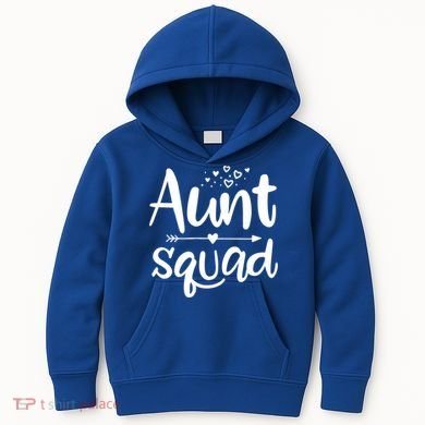 Cute Aunt Squad Great Gift Auntie Gift Kids Hoodie