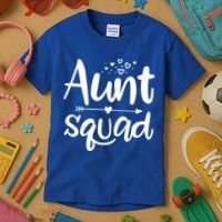 Cute Aunt Squad Great Gift Auntie Gift Kids T-Shirt thumb 3