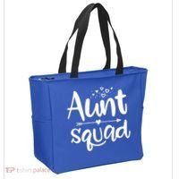 Cute Aunt Squad Great Gift Auntie Gift Tote Bag thumb 2