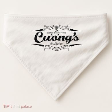 Cuongs Archer Slater USA-Made Doggie Bandana