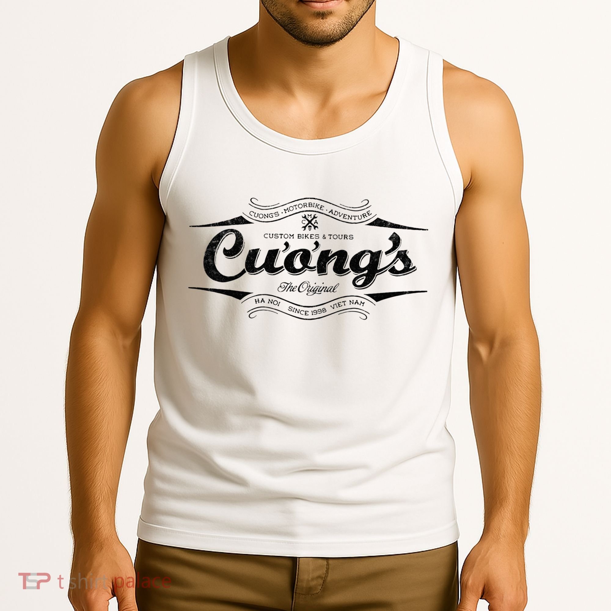 Cuongs Archer Slater Tank Top