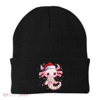 Christmas Axolotl Santa Hat Lights Japanese Cute Anime Xmas Beanie thumb 0