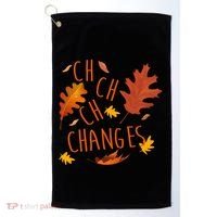 Changes Autumn Season Golf Towel thumb 0