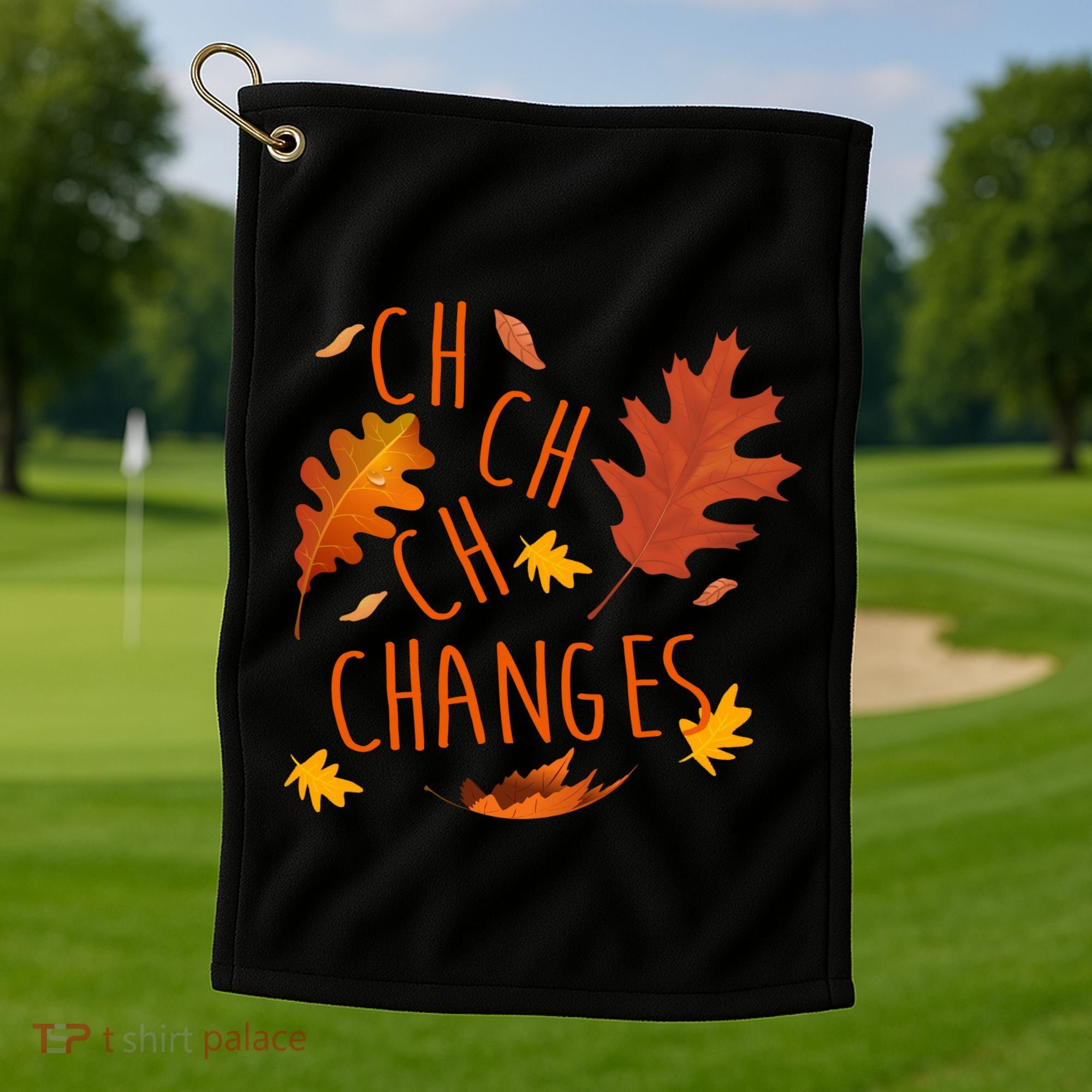 Changes Autumn Season Golf Towel