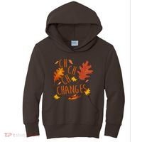Changes Autumn Season Kids Hoodie thumb 0