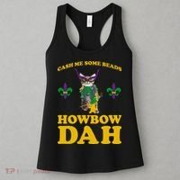 Cash Me Some Beads Howbow Dah Mardi Gras Women's Tank Top thumb 3