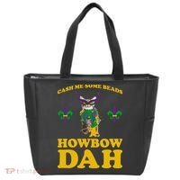Cash Me Some Beads Howbow Dah Mardi Gras Tote Bag thumb 0
