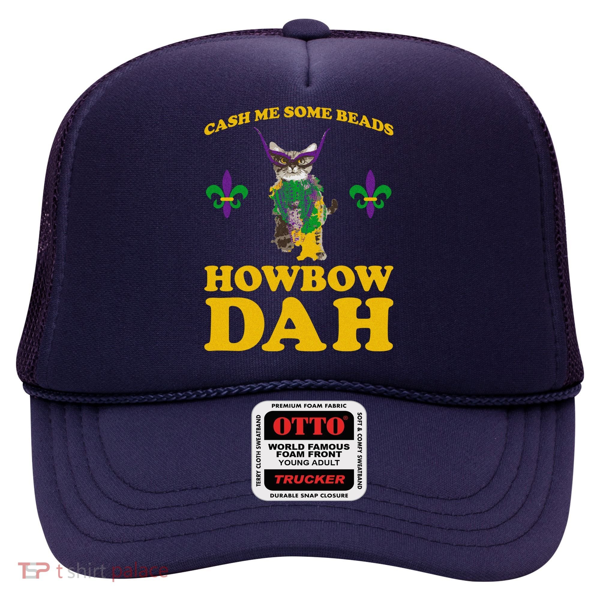Cash Me Some Beads Howbow Dah Mardi Gras Hat