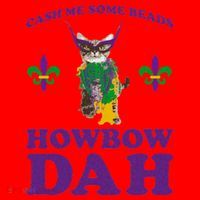 Cash Me Some Beads Howbow Dah Mardi Gras Santa Hat thumb 1