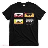 Cassette Tapes Music Mixtape Vintage Retro 80s Tech T-Shirt thumb 0