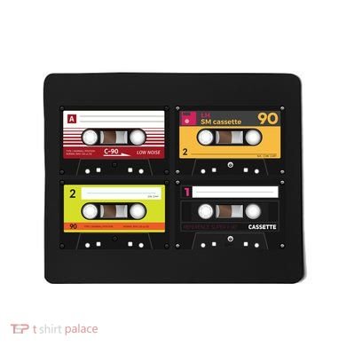 Cassette Tapes Music Mixtape Vintage Retro 80s Tech Mousepad