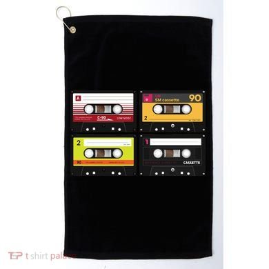Cassette Tapes Music Mixtape Vintage Retro 80s Tech Golf Towel