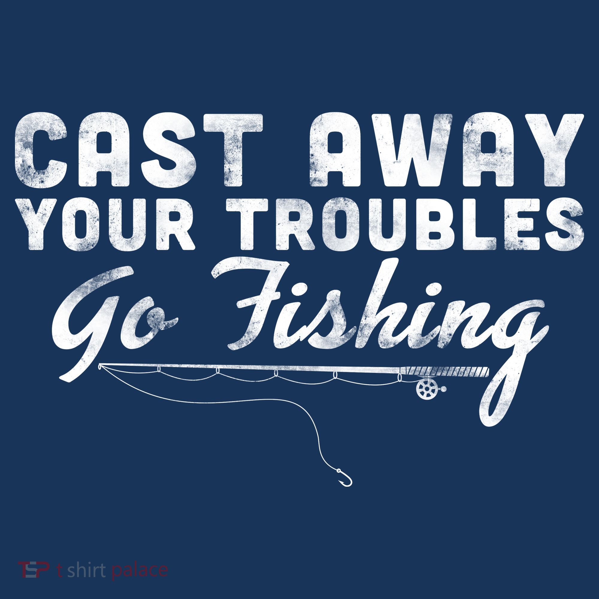 Cast Away Your Troubles Go Fishing Women's Hoodie