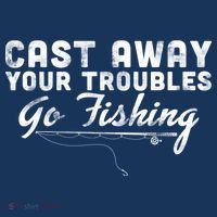 Cast Away Your Troubles Go Fishing Toddler Hoodie thumb 2